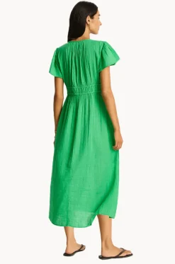 Dresses^Sea Level Sunset Maxi Daydress Kelly green