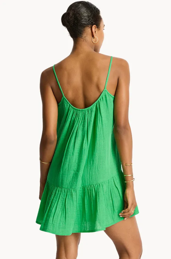 Dresses^Sea Level Sunset Short Sundress Kelly green