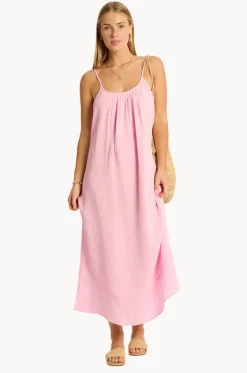 Dresses^Sea Level Sunset Sun Dress Pink