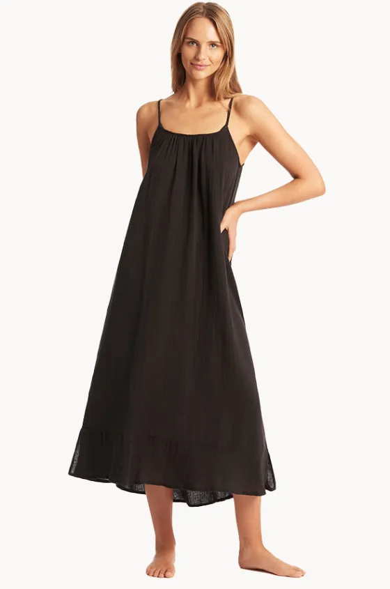 Dresses^Sea Level Sunset Sun Dress Black