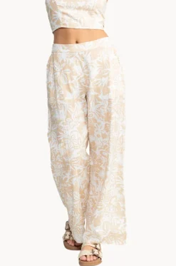 Pants^Roxy Suntrip Midnight Avenue Slub Pant