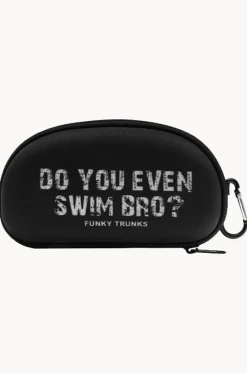 Swim Accessories^Funky Trunks Swim Bro Goggle Case Black/white