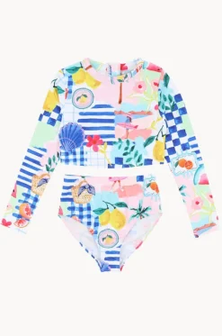 Rashies & Sunsuits^Minihaha Teen Girls Camille Crop Suntop Set Multi