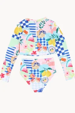 Rashies & Sunsuits^Minihaha Teen Girls Camille Crop Suntop Set Multi