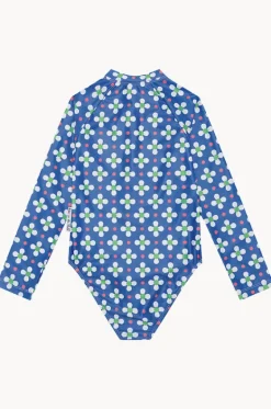 Rashies & Sunsuits|Rashies & Sunsuits^Babes In The Shade Teen Girls Clover Sunsuit Blue/white