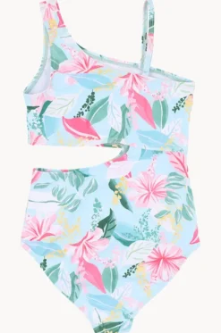 One Pieces^Minihaha Teen Girls Keely Cut Out One Piece Blue/Multi