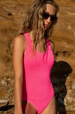 One Pieces^Minihaha Teen Girls Koa One Piece Fluro pink