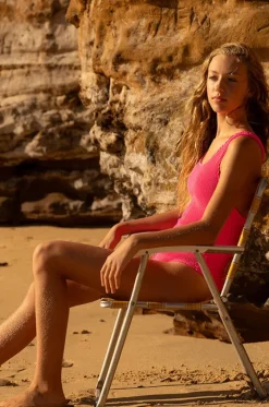 One Pieces^Minihaha Teen Girls Koa One Piece Fluro pink