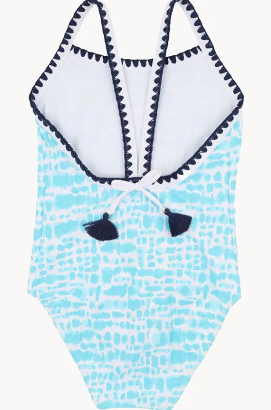 One Pieces^Minihaha Teen Girls Koa Print One Piece Aqua