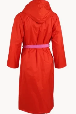 Towel Robes & Ponchos|Towel Robes & Ponchos^Rappco Teen Waterproof Hooded Towelling Robe 10Y+ Orange/pink
