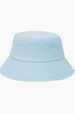 Headwear^Vacay Swimwear Terry Bucket Hat Light blue
