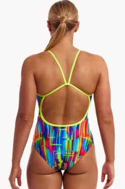 One Pieces^Funkita The Glitch Swim Secure One Piece Multi