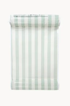 Water Hammocks|Pool Inflatables^Sunny Life The Vacay Stripe Mesh Hammock Float Sage