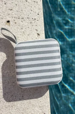Tech Accessories^Sunny Life The Vacay Stripe Portable Speaker Olive