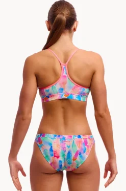 Bikini Sets^Funkita Tickle Pink Crop Set Blue/natural