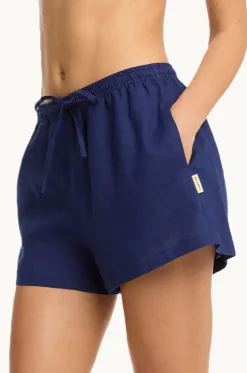Shorts^Sea Level Tidal Linen Boxer Short French navy