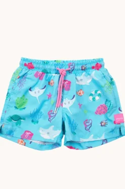 Boardshorts|Boardshorts^Skwosh Toddler Boys Great Barrier Reef 2.0 Boardshort Baby Blue