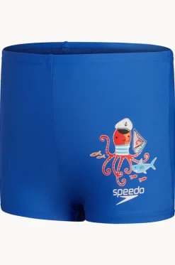 Trunks^Speedo Toddler Boys Placement Aquashort Cobalt