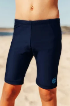 Jammers^Salty Ink Toddler Boys Plain Jammer Navy