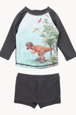Rashies & Sunsuits^Minihaha Toddler Boys Rex Suntop Set Multi