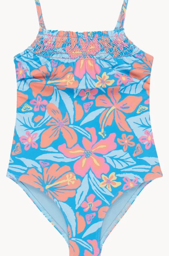 One Pieces^Roxy Toddler Girls Hibiscus Hugs One Piece Blue/Orange