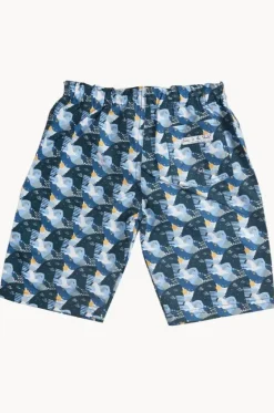Boardshorts^Babes In The Shade Toddler Summer Fun Boardshort Blue/yellow