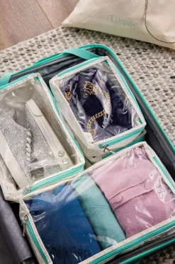 Travel|Bags^T.house Australia Travel Organisers - Set Of 3 Cream