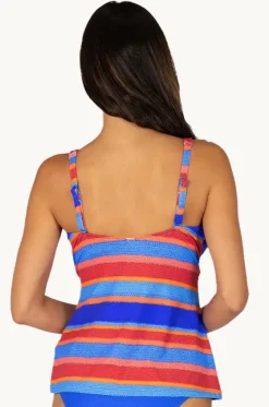 Tankini Tops^Baku Trinidad D/E Cup Wrap Tankini Separate Azure