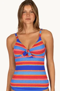 Tankini Tops^Baku Trinidad Tie Front Tankini Separate Azure