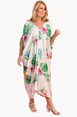 Dresses^Bodacious Tropicana Cushla Dress White