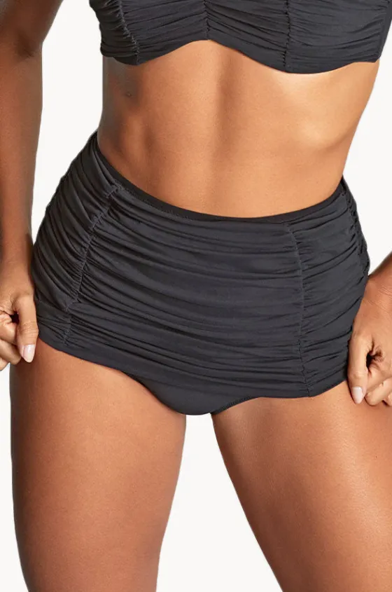 Bottoms^Panache Tulle High Waist Brief Black