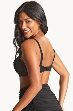 Bikini Tops^Panache Tulle Margot G Cup Bandeau BLACK