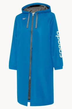 Towel Robes & Ponchos|Towel Robes & Ponchos^Speedo Unisex Logo Deck Coat Blue