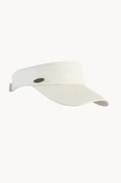 Headwear|Headwear^Sundaise Unisex Washed Visor Ivory