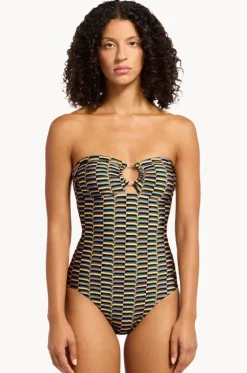 One Pieces^Jets Urban Geo Bandeau One Piece
