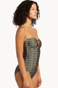 One Pieces^Jets Urban Geo Bandeau One Piece