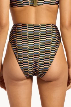 Bottoms^Jets Urban Geo High Waist High Leg Pant Cacti
