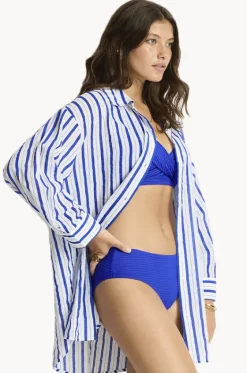Overswim^Sea Level Vacay Cruise Shirt Blue