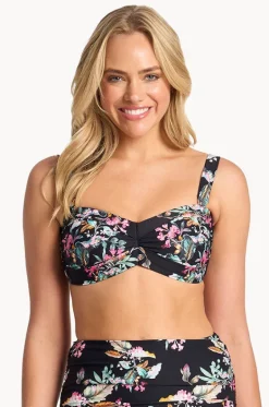 Bikini Tops^Sunseeker Viola D/DD Cup Wrap Bandeau Black