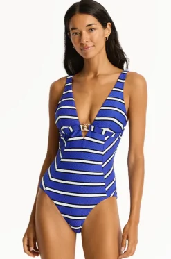 One Pieces^Sea Level Voyage Chain Link Longline One Piece Amalfi