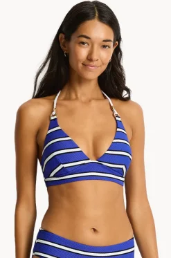 Bikini Tops^Sea Level Voyage Longline Halter Amalfi