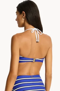 Bikini Tops^Sea Level Voyage U Bar Bandeau Amalfi