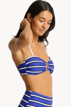 Bikini Tops^Sea Level Voyage U Bar Bandeau Amalfi
