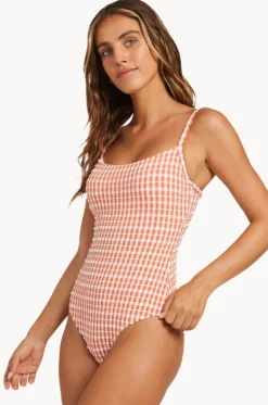 One Pieces^Billabong Wave Check Mia DD Cup One Piece Tigerlily