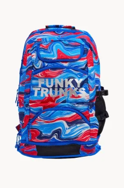 Sport Bags|Bags^Funky Trunks Wave Craze Elite Squad Backpack Blue/red