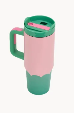 Drinkware|Drinkware^Annabel Trends Wave Super Sip 850ml Pink/Green