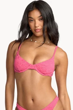 Bikini Tops^Billabong We're Wild Demi Underwire Bra Pink