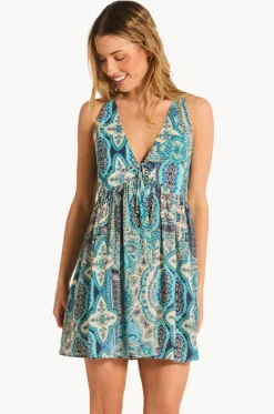 Dresses^Tigerlily Whitney Pepper Mini Dress Aqua