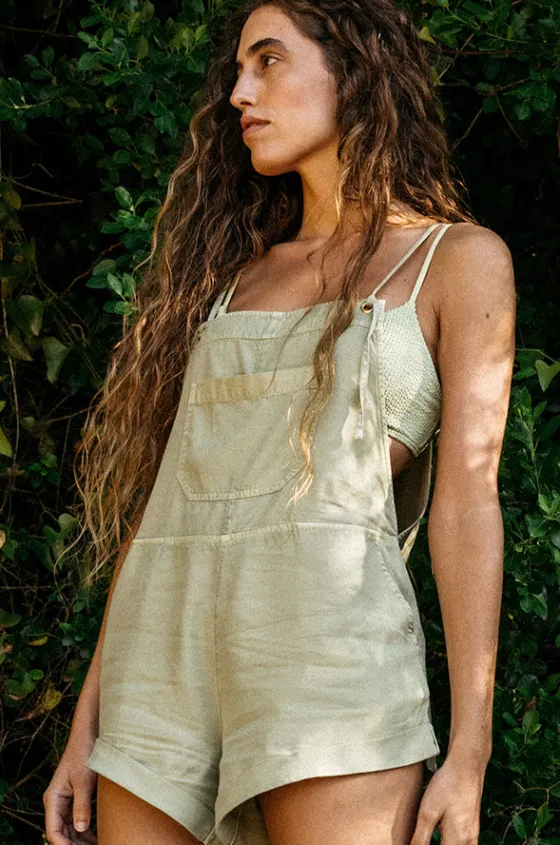 Playsuits^Billabong Wild Pursuit Overalls Avocado