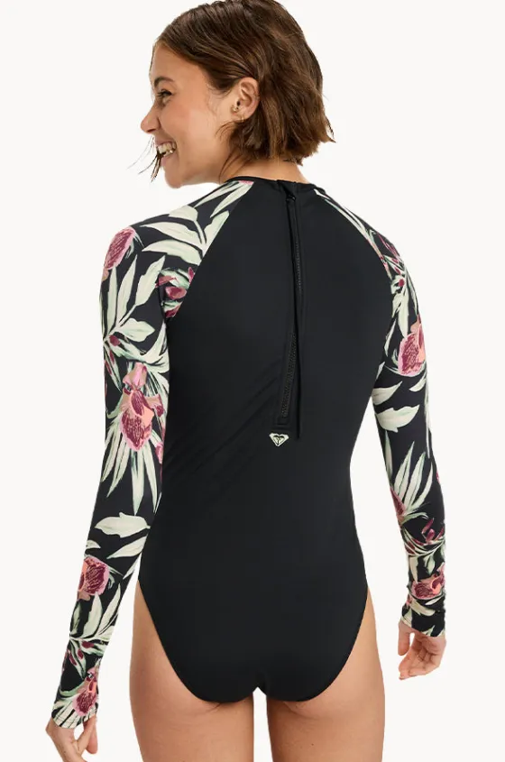 Rashies & Sunsuits^Roxy Wind Swept Floral Basic Mix Sunsuit BLACK